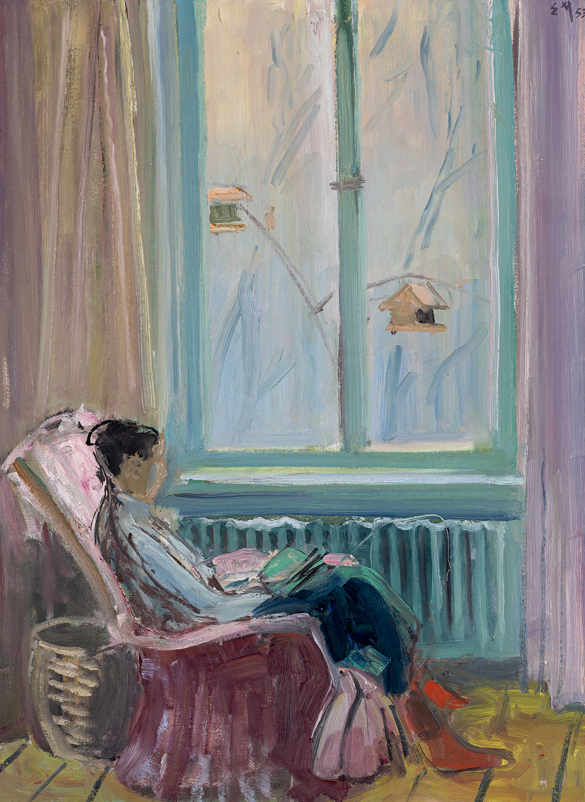 Ernst Morgenthaler, Sitzende Frau am Fenster